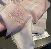 Burberry Scarves Pink Fabric - 3