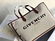 Givenchy Bond Leather-Trimmed Studded Canvas Tote Size 43x29x16cm - 3