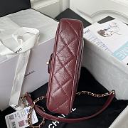 Chanel Reissue 21k In Red AS2892 Size 20X15X6.5cm - 3