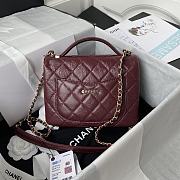Chanel Reissue 21k In Red AS2892 Size 20X15X6.5cm - 5
