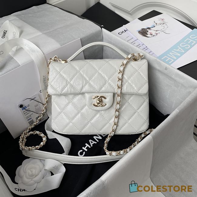 Chanel Reissue 21k In White AS2892  - 1