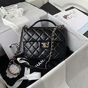 Chanel Reissue 21k In Black AS2892 Size 20X15X6.5cm - 1