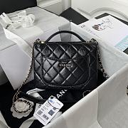 Chanel Reissue 21k In Black AS2892 Size 20X15X6.5cm - 4