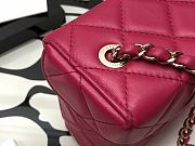 Chanel Small Box Bag In Rose AS2877  - 5