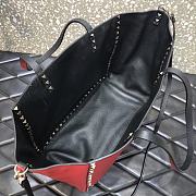Valentino Garavani Rockstud Tote Bag In Red - 3