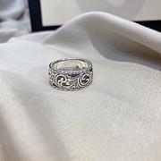 Gucci Feline Head sterling Silver Ring - 6