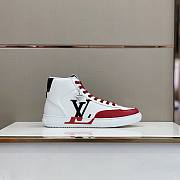 Louis Vuitton Trainer Sneaker In Red - 6