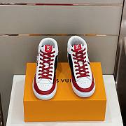 Louis Vuitton Trainer Sneaker In Red - 2