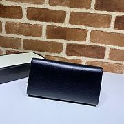 Gucci Horsebit 1955 Chain Stap Wallet In Black 62189 - 2
