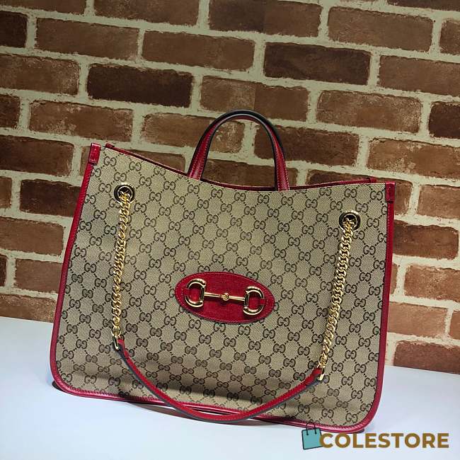 Gucci Horsebit 1955 Large Bag In Red 623695  - 1