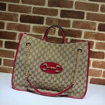 Gucci Horsebit 1955 Large Bag In Red 623695 