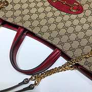 Gucci Horsebit 1955 Large Bag In Red 623695  - 5