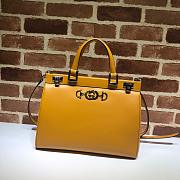 Gucci Zumi Small Top Handle Bag Zumi In Yellow 56971 - 1