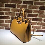 Gucci Zumi Small Top Handle Bag Zumi In Yellow 56971 - 2