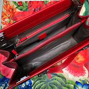 Gucci Zumi Small Top Handle Bag Zumi In Red 56971  - 3