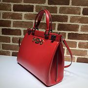 Gucci Zumi Small Top Handle Bag Zumi In Red 56971  - 2
