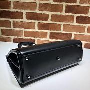 Gucci Zumi Small Top Handle Bag Zumi In Black 56971 - 5