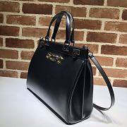 Gucci Zumi Small Top Handle Bag Zumi In Black 56971 - 2