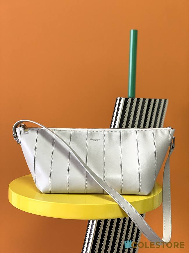 YSL Le Monogramme Crossbody In White 667490  - 1