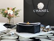 Chanel Mini Flap Bag Velvet&Gold Tone Metal AS2597 Size 19x15x6cm - 3