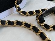 Chanel Mini Flap Bag Velvet&Gold Tone Metal AS2597 Size 19x15x6cm - 4