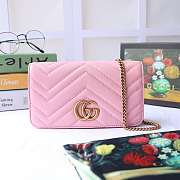 Gucci Marmont Pastel Pink Mini Bag  - 1
