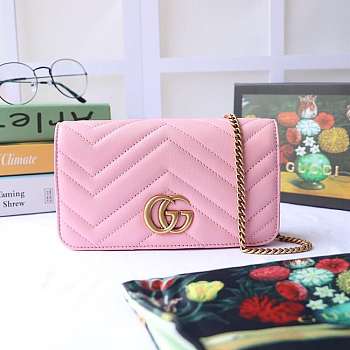 Gucci Marmont Pastel Pink Mini Bag 