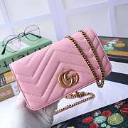 Gucci Marmont Pastel Pink Mini Bag  - 6