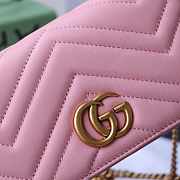 Gucci Marmont Pastel Pink Mini Bag  - 3