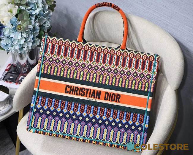 Dior Book Tote Shopping Bag  - 1