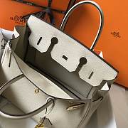 Hermes Birkin 30 In White - 4
