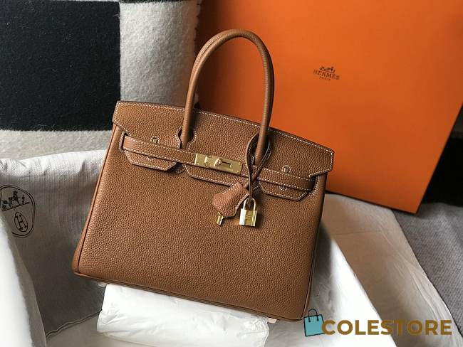 Hermes Birkin 30 In Brown - 1