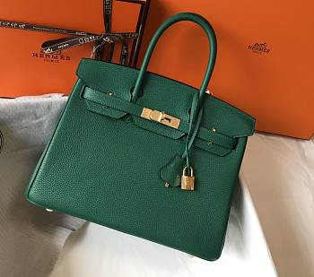 Hermes Birkin 30 In Green