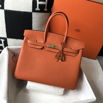 Hermes Birkin 30 In Orange