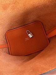 Hermes Picotin 18 Bag In Orange - 4