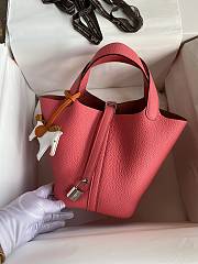 Hermes Picotin 18 Bag In Pink - 3