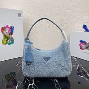 Prada Re-Edition 2000 Hand Bag In Blue 1NE515  - 1