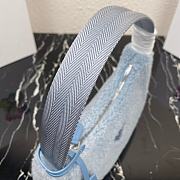 Prada Re-Edition 2000 Hand Bag In Blue 1NE515  - 6