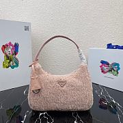 Prada Re-Edition 2000 Hand Bag In Pink 1NE515 Size 23x14x5cm - 1
