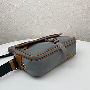 Prada Black Nylon Crossbody In Grey 2VH074 - 6