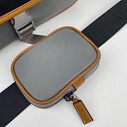 Prada Black Nylon Crossbody In Grey 2VH074 - 5