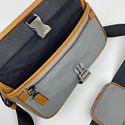 Prada Black Nylon Crossbody In Grey 2VH074 - 3