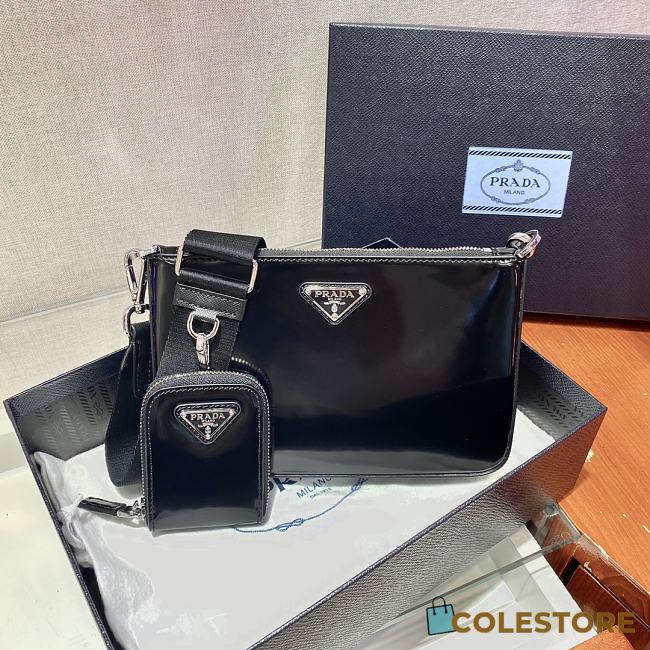 Prada Men's Bag In Black 2VH129 Size 22x14x5cm - 1