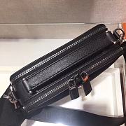 Prada Brique Saffiano Leather Bag 2VH069  - 4
