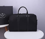 Nylon and Saffiano Leather Duffle Bag 2VC014  - 4
