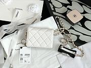 Chanel Flap Bag Card Holder With Chain  - 4