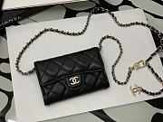 Chanel Classic Card Holder On Chain - 1