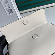 Gucci 1955 Shoulder Bag In White Leather 645454  - 3