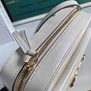 Gucci 1955 Shoulder Bag In White Leather 645454  - 2