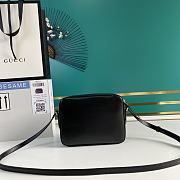 Gucci 1955 Shoulder Bag In Black Leather 645454 Size 22x17x6.5cm - 2